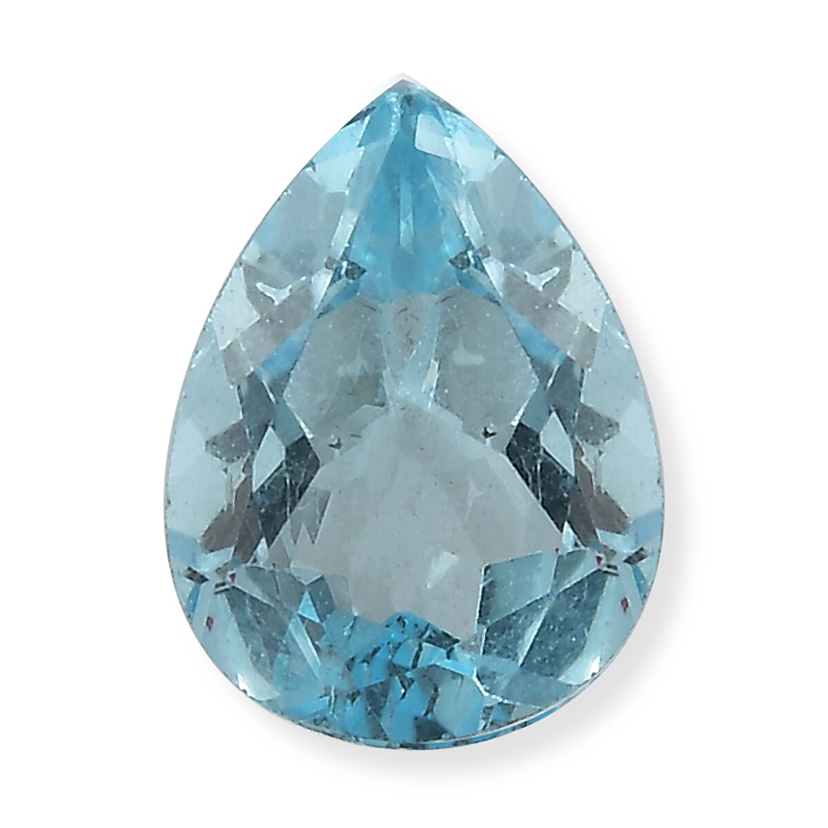 Skyblue Topaz Pear 8X6 mm Gemstone, 0.98 Ct 8511583 0
