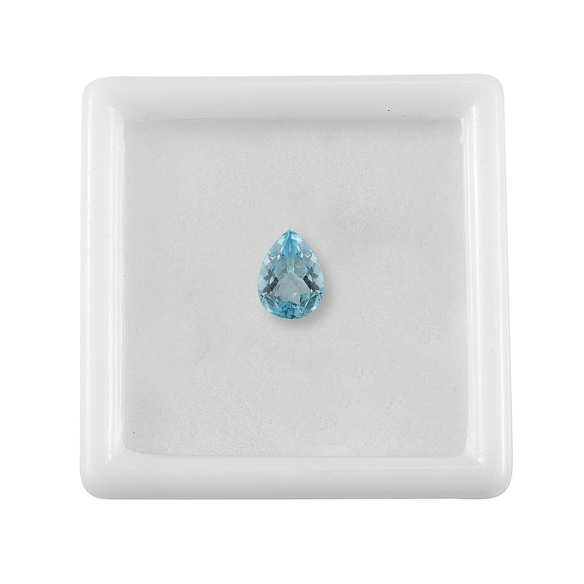 Skyblue Topaz Pear 8X6 mm Gemstone, 0.98 Ct 8511583 4