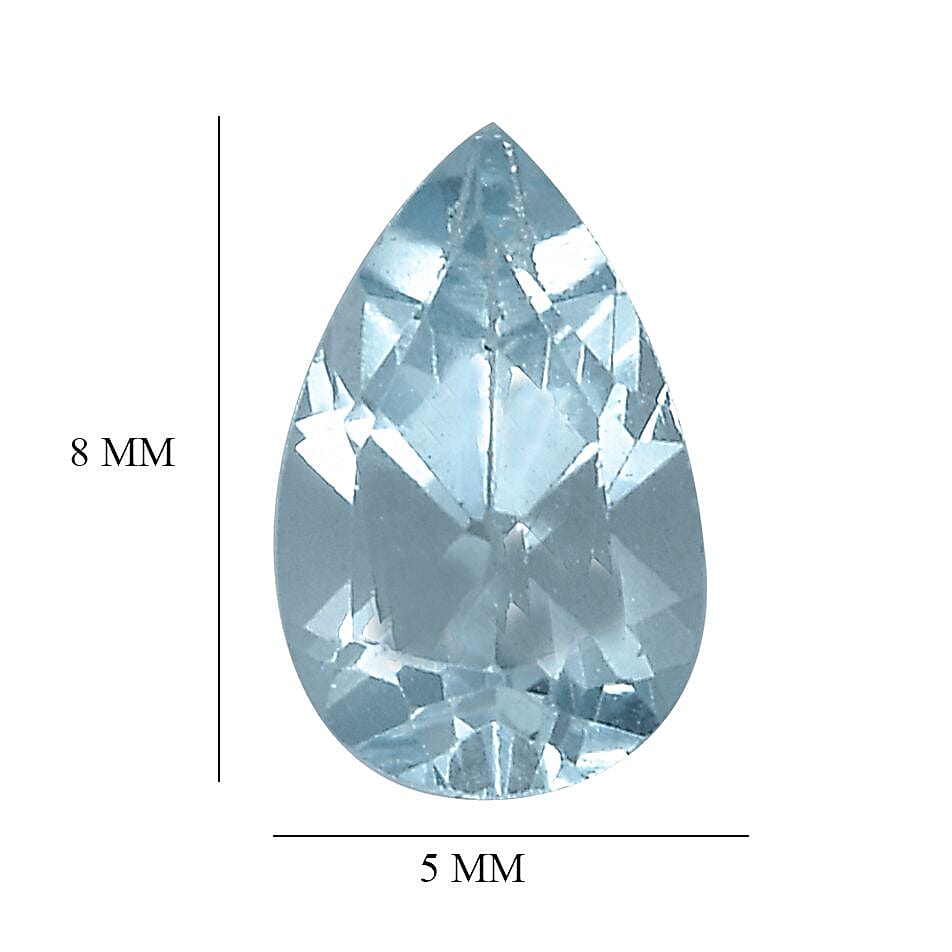 Skyblue Topaz Loose Gemstone in Pear Shape 8025845 3