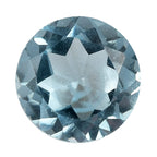 Skyblue Topaz Round 6 mm Gemstone, 0.95 Ct