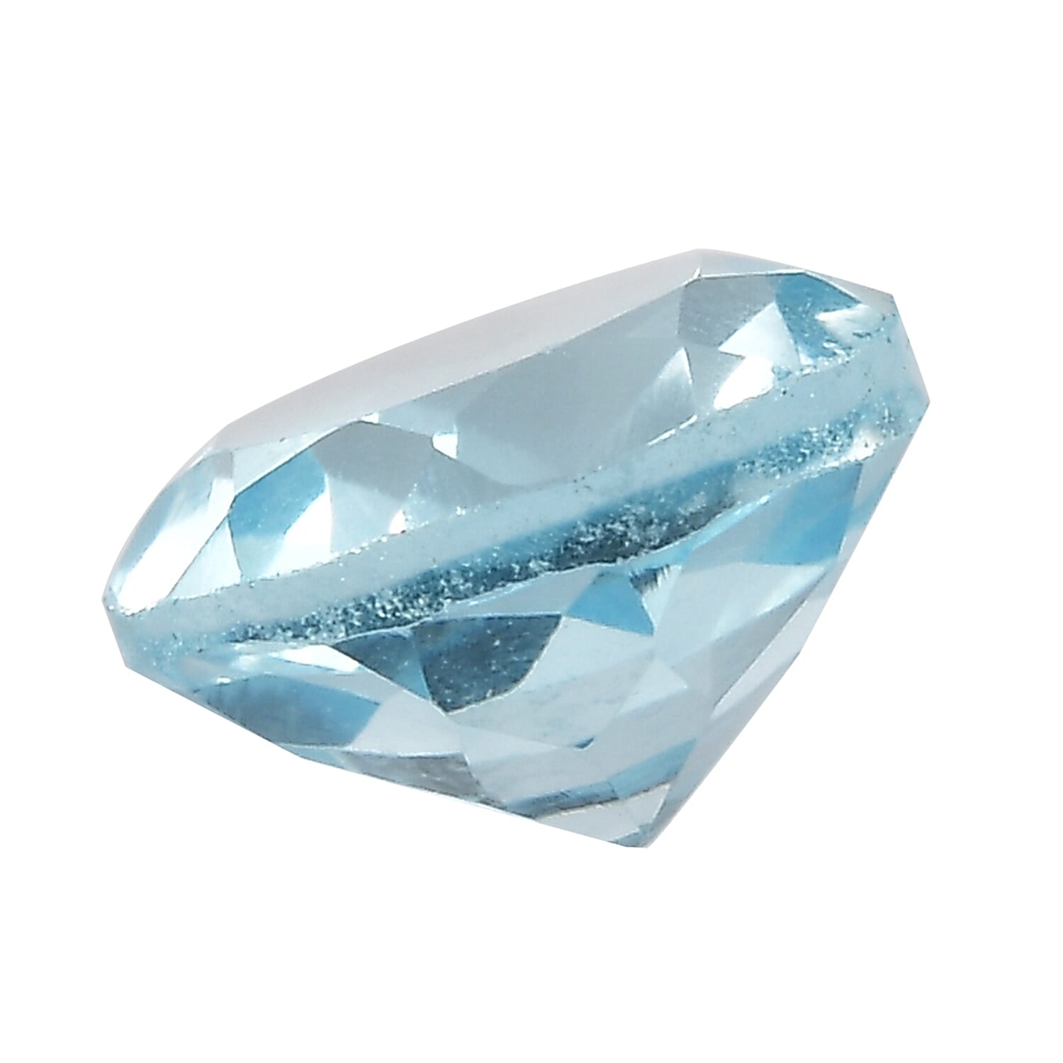 Skyblue Topaz Round 6 mm Gemstone, 0.95 Ct V32491840 1