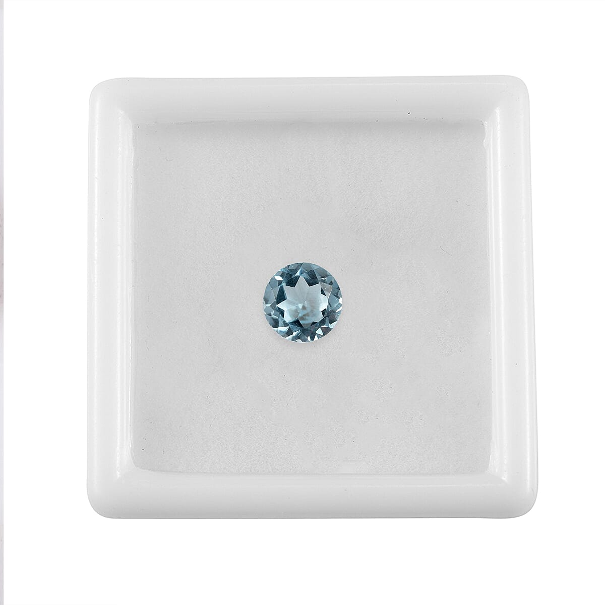 Skyblue Topaz Round 6 mm Gemstone, 0.95 Ct V32491840 2