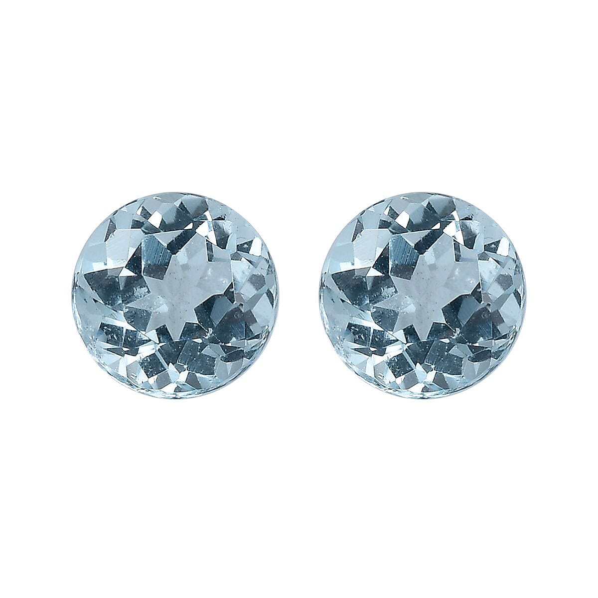 Skyblue Topaz Loose Gemstone in Round Sahpe (7 mm) 8025864 0