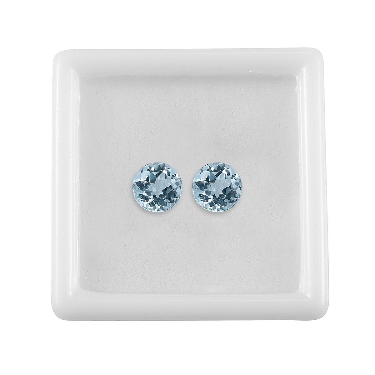 Skyblue Topaz Loose Gemstone in Round Sahpe (7 mm) 8025864 2