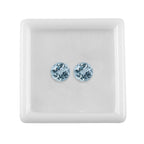 Skyblue Topaz Round Shape Gemstones 2.65 Ct