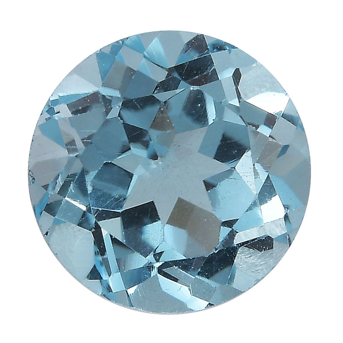 Skyblue Topaz Loose Gemstone in Round Cut (8.0mm) 7751316 0