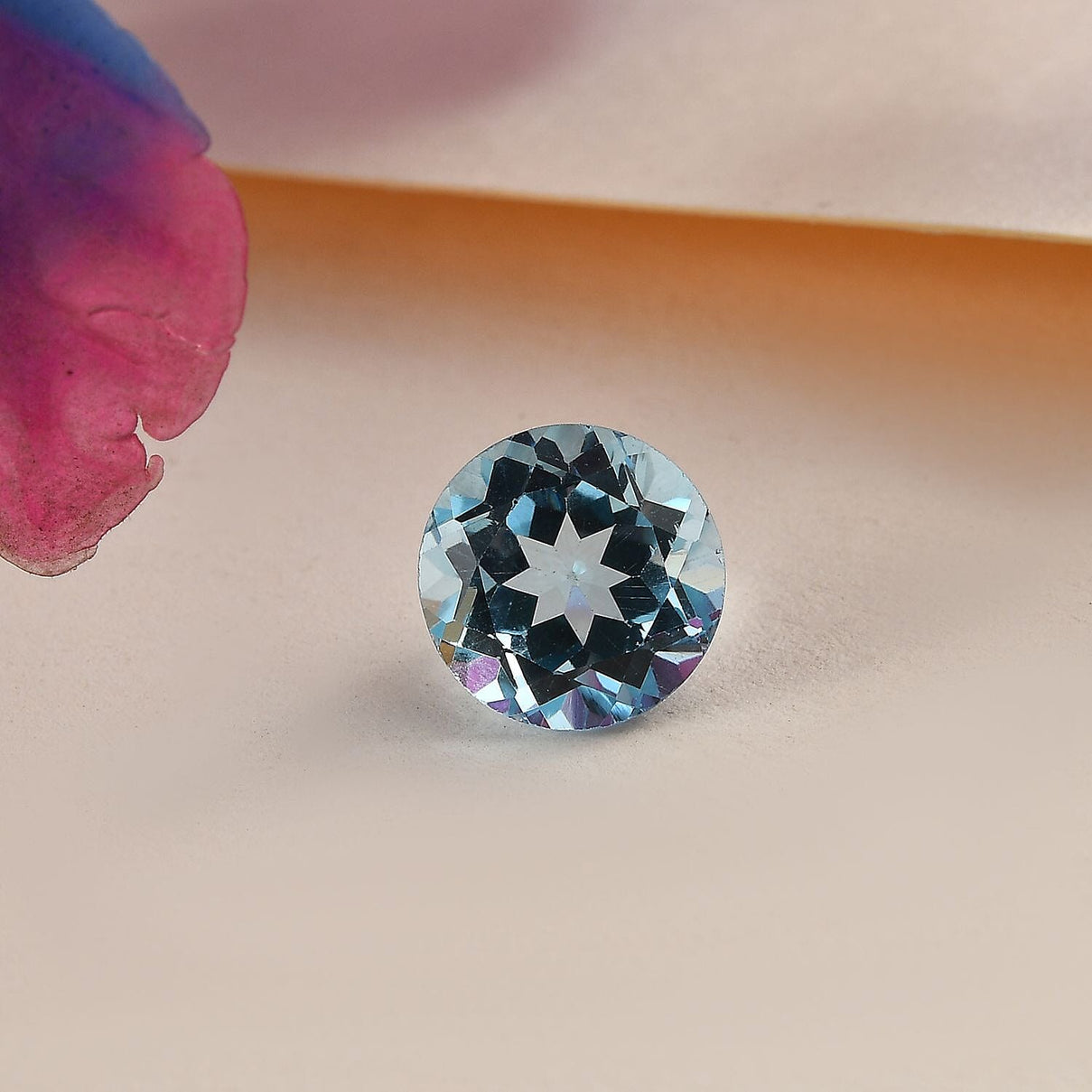 Skyblue Topaz Loose Gemstone in Round Cut (8.0mm) 7751316 2