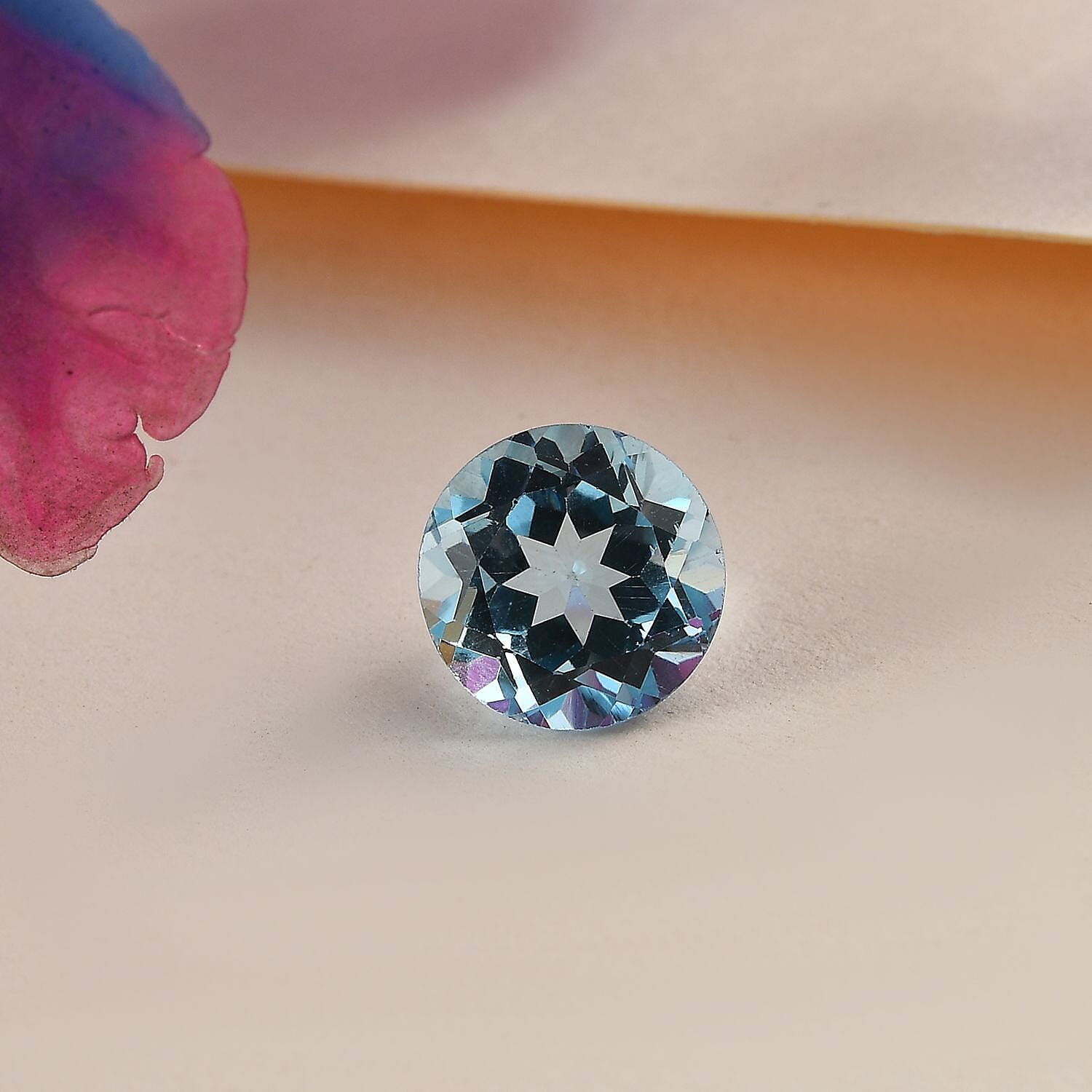 Skyblue Topaz Loose Gemstone in Round Cut (8.0mm) 7751316 2