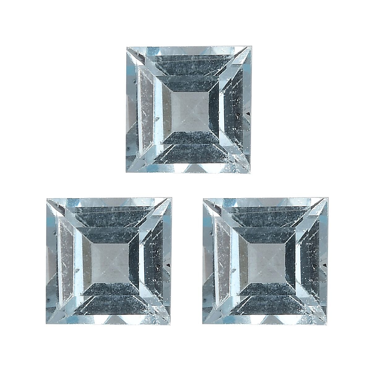 Skyblue Topaz Loose Gemstone in Square Shape (6 mm) 8025866 0