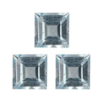Skyblue Topaz Square Shape Gemstons 3.69 Ct