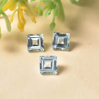 Skyblue Topaz Square Shape Gemstons 3.69 Ct