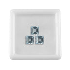 Skyblue Topaz Square Shape Gemstons 3.69 Ct