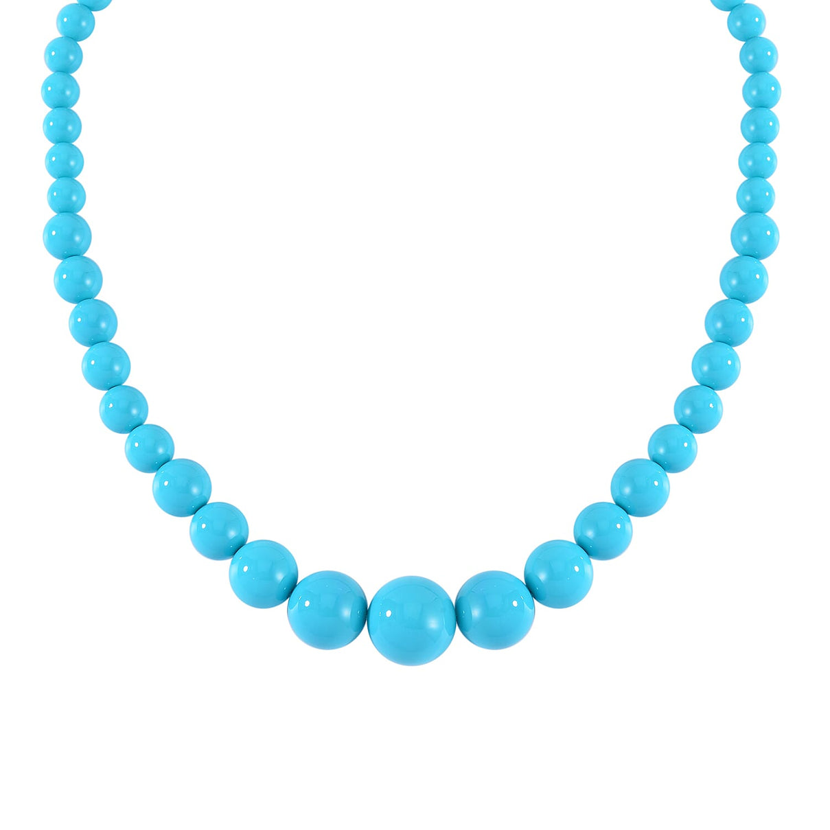 Sleeping Beauty Colour Shell Pearl Necklace (Size - 20) Pure White Stainless Steel  0.01 ct 7650099 3