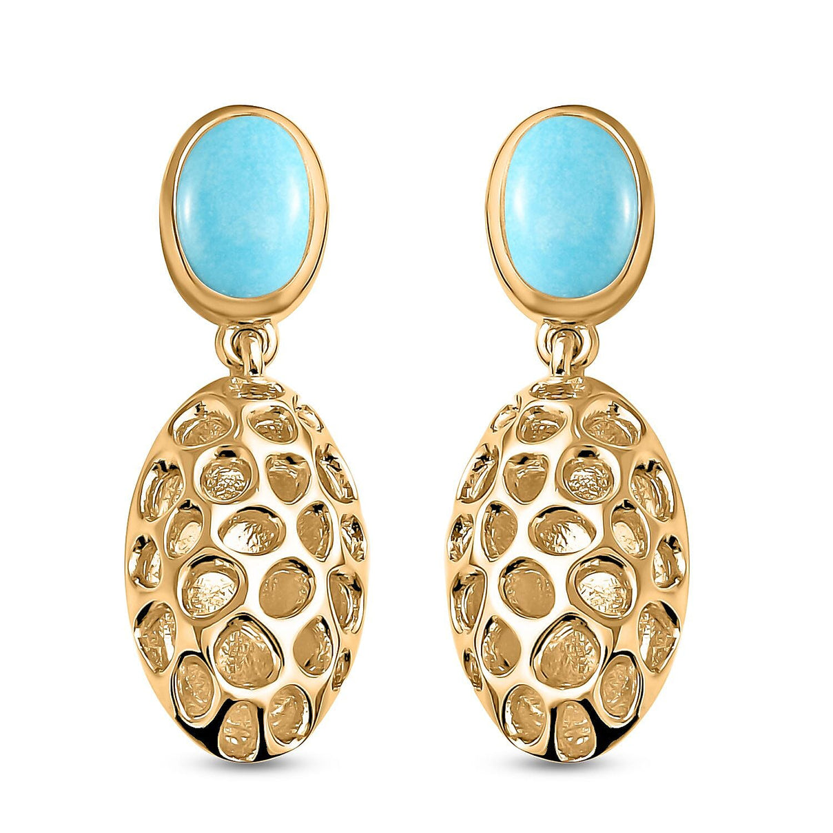 Sleeping Beauty Turquoise Earring  Sterling Silver 1.50 ct  1.500  Ct. 3880985 0