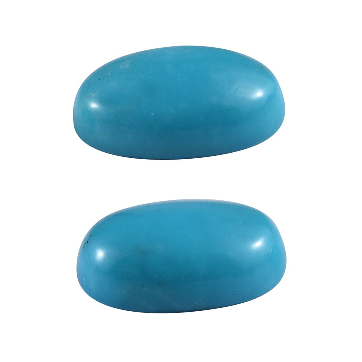 Set of 2 Sleeping Beauty Turquoise Loose Gemstones in Oval Shape (6x4mm) 7932446 2