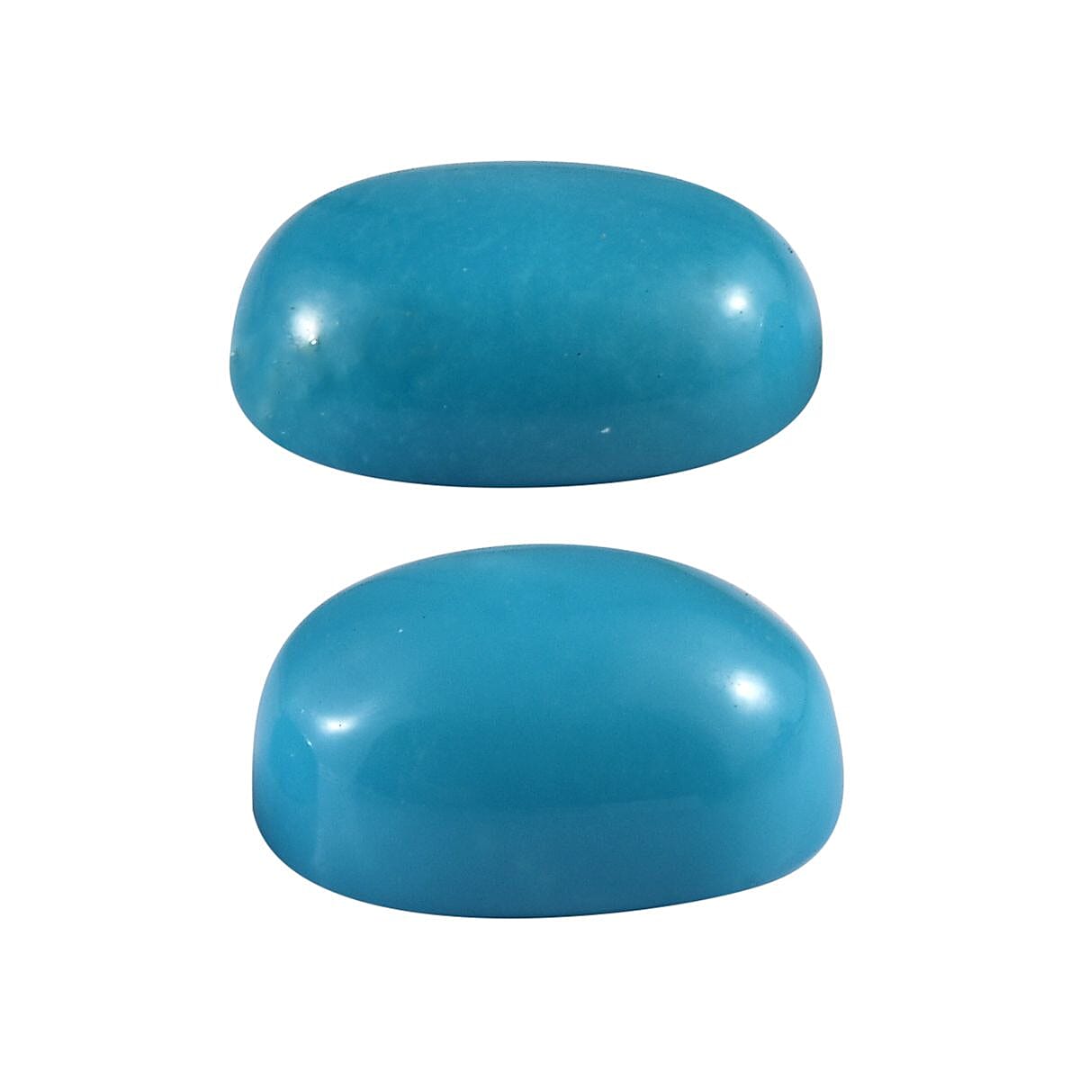 Set of 2 Sleeping Beauty Turquoise Loose Gemstones in Oval Shape (7x5mm) 7932445 3