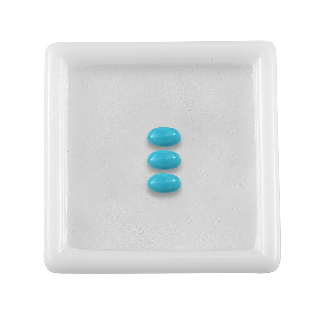 Sleeping Beauty Turquoise Oval Shape Gemstone 0.55 Ct.