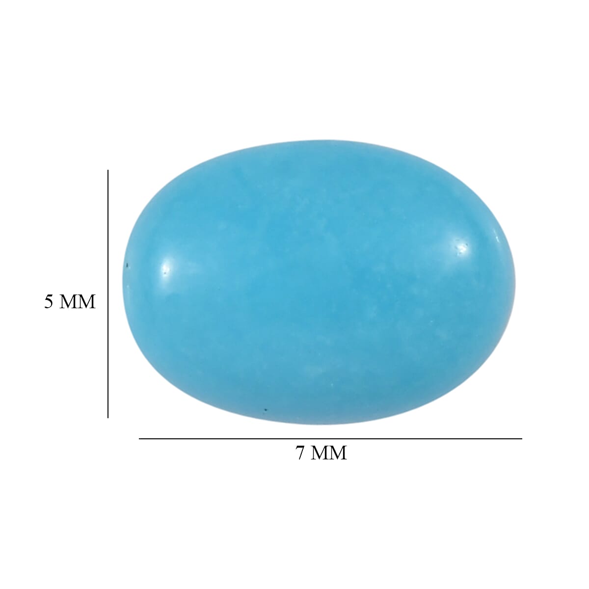 Sleeping Beauty Turquoise Loose Gemstone in Oval Shape 0.75 Ct. 8058668 5