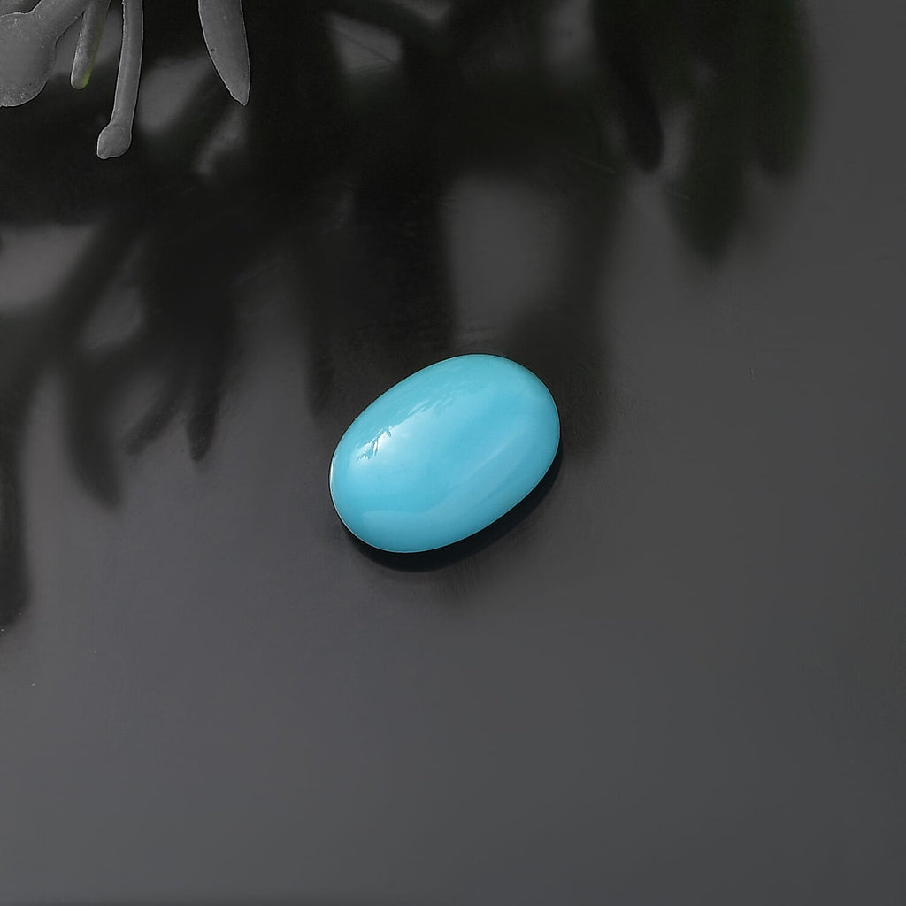 Sleeping Beauty Turquoise Oval Shape Gemstone 0.87 Ct.