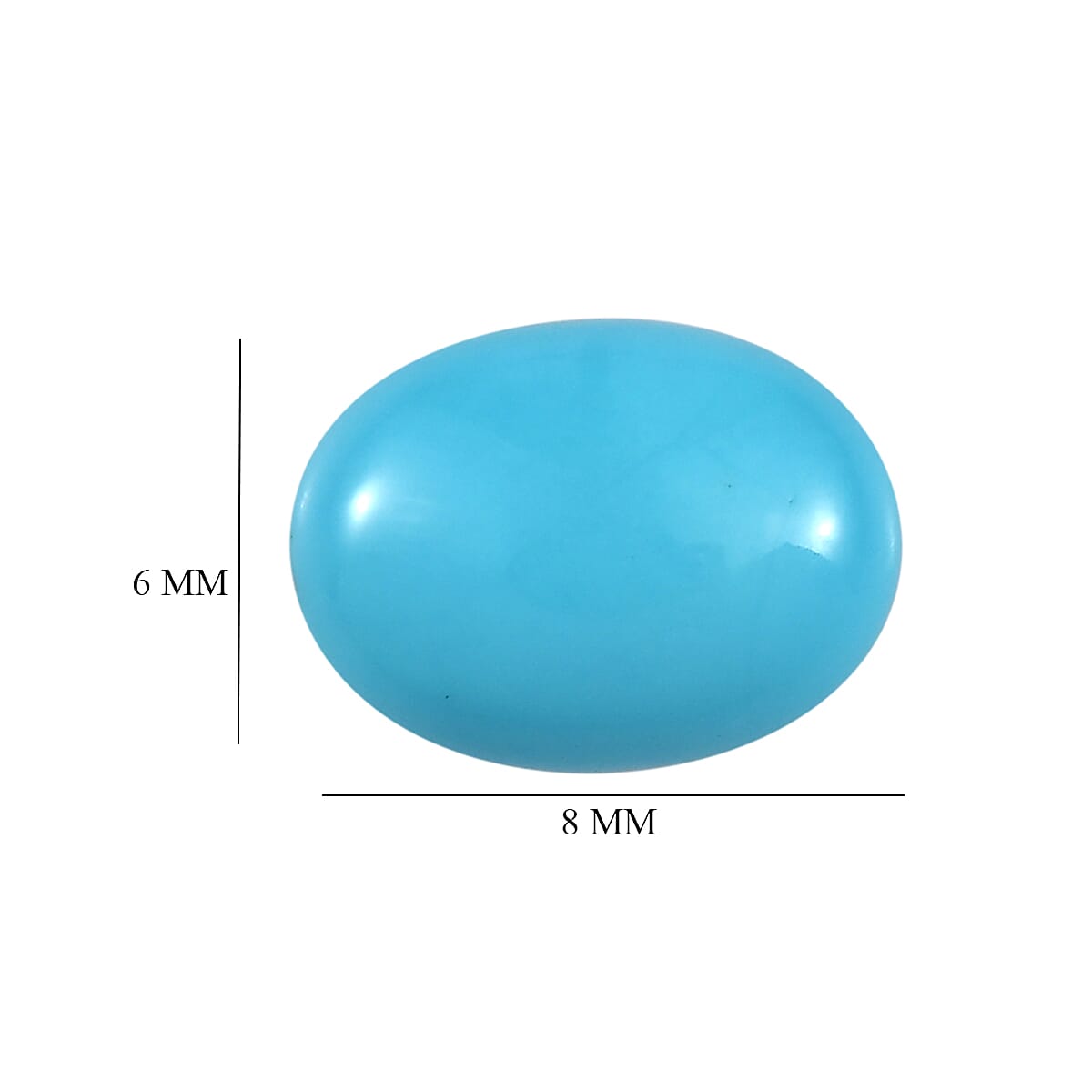 Sleeping Beauty Turquoise Loose Gemstone in Oval Shape 0.87 Ct. 8058994 5