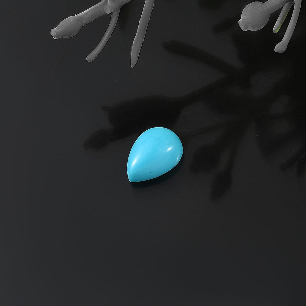Sleeping Beauty Turquoise Pear Shape Gemstone 0.54 Ct.
