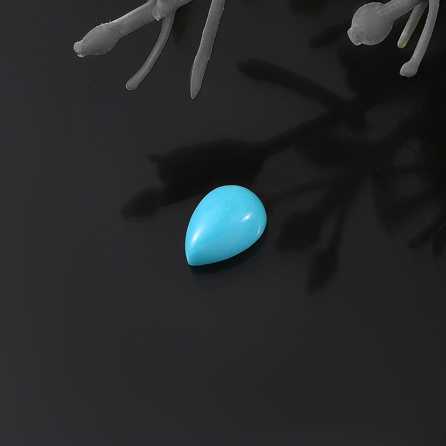 Sleeping Beauty Turquoise Loose Gemstone Pear Shape 0.54 Ct. 8058669 2