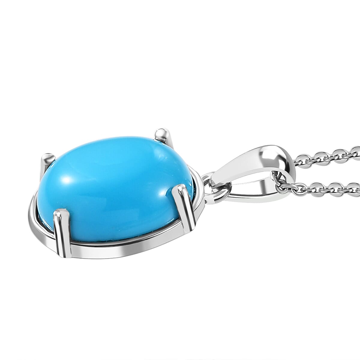 Sleeping Beauty Turquoise Pendant with 24inch Chain 4325124 4