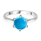 Sleeping Beauty Turquoise Ring Sterling Silver 1.14 Ct.