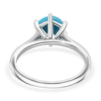 Sleeping Beauty Turquoise Ring Sterling Silver 1.14 Ct.