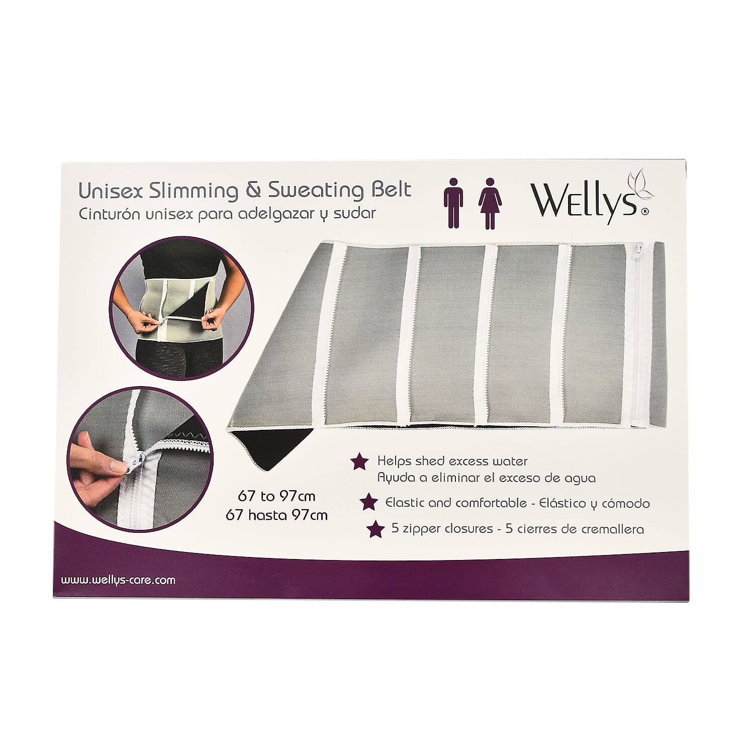 Wellys Unisex Slimming and Sweat Belt 7778066 5