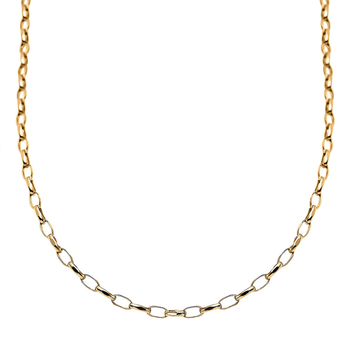 Hatton Garden Closeout - 9K Yellow Gold Belcher Necklace  (Size - 18) 7565111 0
