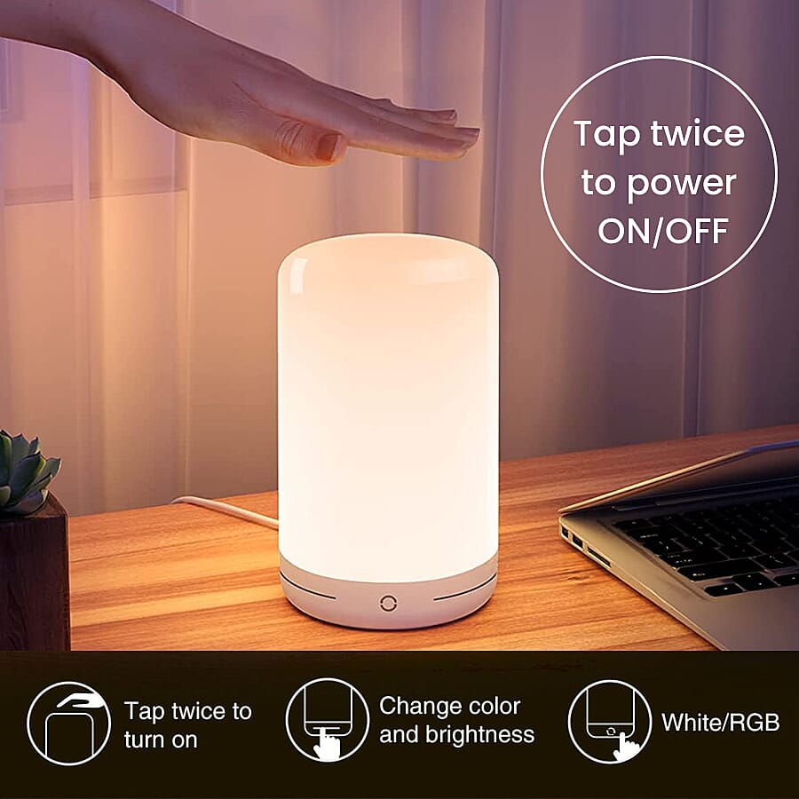 Gosund Smart Colour Changing LED Table Lamp with Voice Control and Soft Dimming Feature - Grey 7166800 3