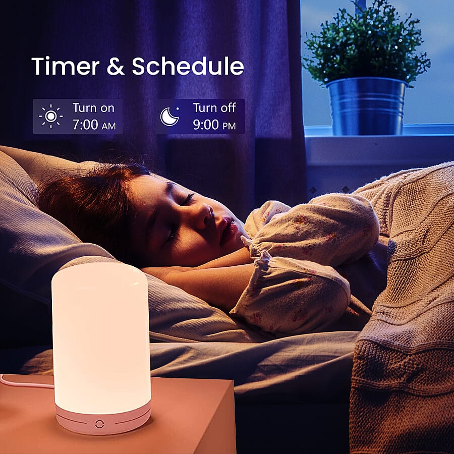 Gosund Smart Colour Changing LED Table Lamp with Voice Control and Soft Dimming Feature - Grey 7166800 4