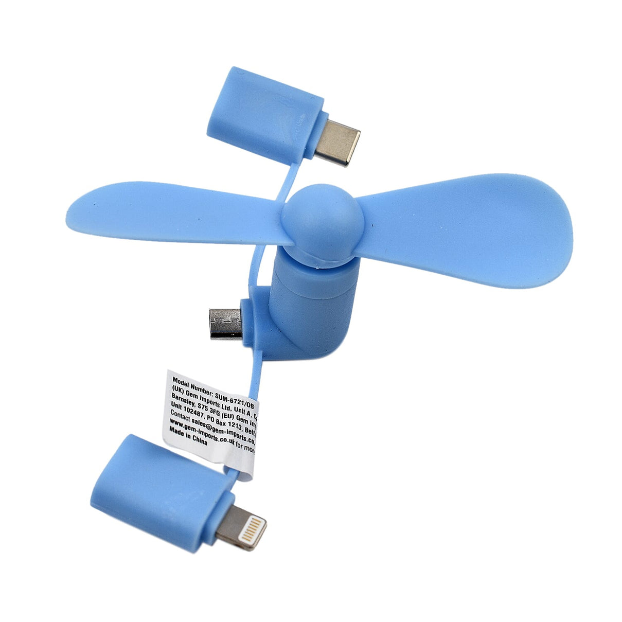 Oxycool Electric Smartphone Fan - Set of 3 4283569 3