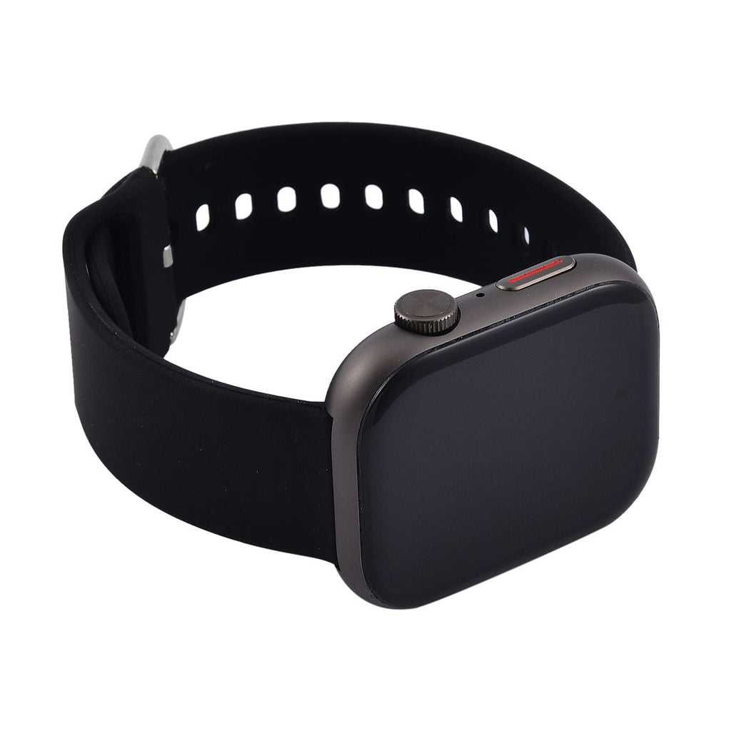 Smart Watch With Hryfine App - Bluetooth, Multi Dial Health Monitor with Heart Rate, Blood Pressure, Blood Oxygen, Sleep Monitor, Steps (supports Apple iOS 8.0, Android 4.4 or Above) - Black