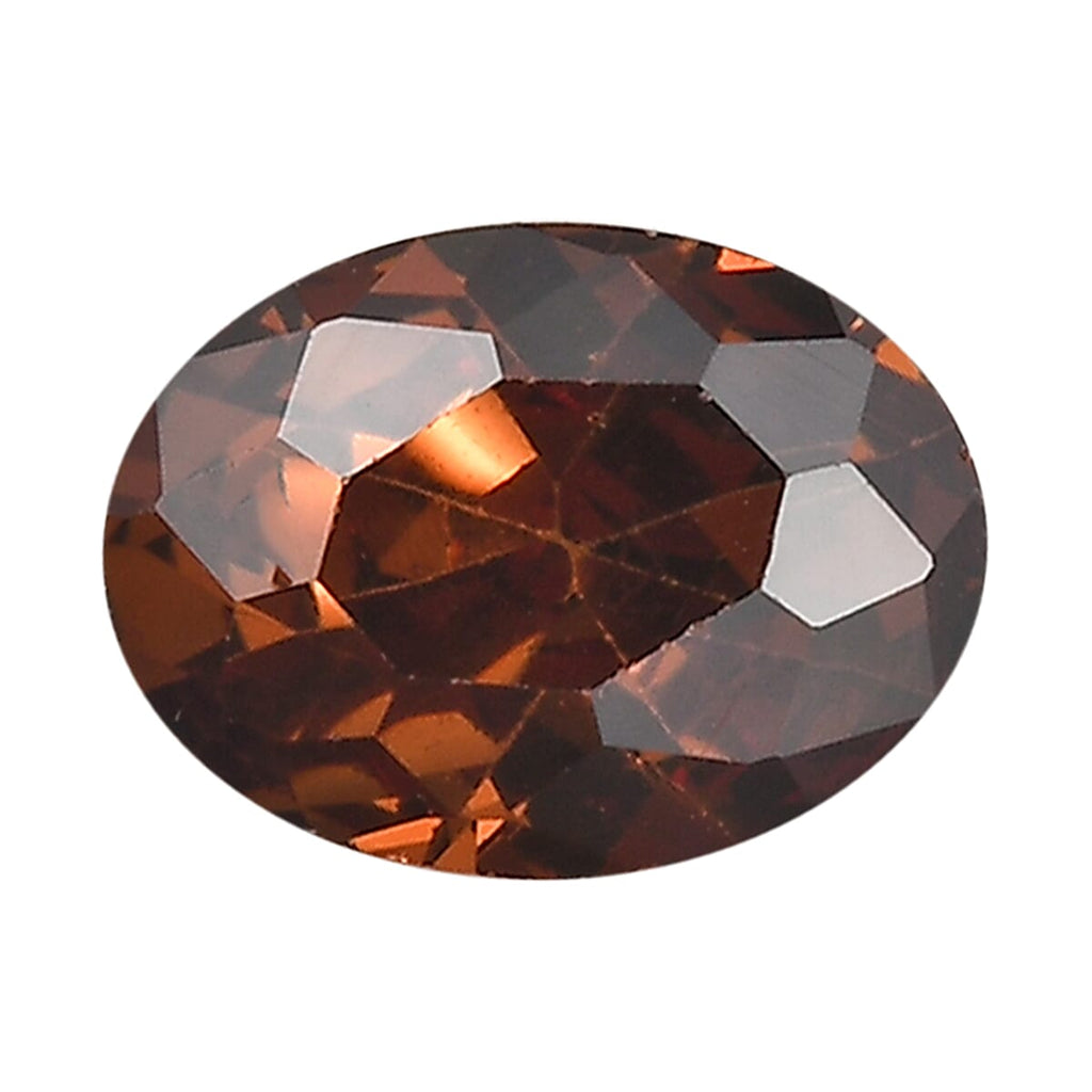 Smoky Cubic Zirconia Oval Shape Gemstone 2.18 Ct. - 8x6 mm