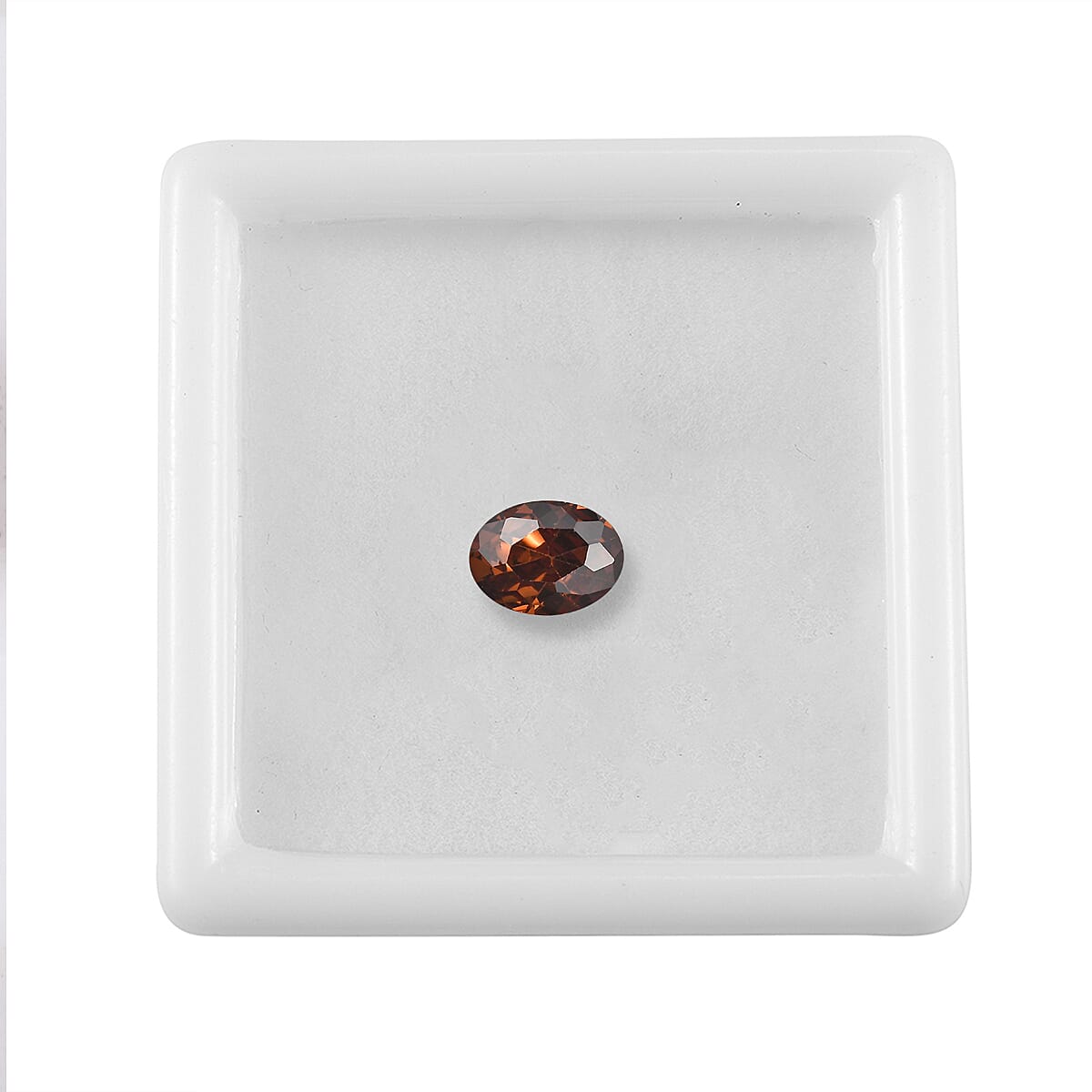2.18 Ct. Smoky Cubic Zirconia Loose Gemstone in Oval Shape (8x6mm) 8071203 3