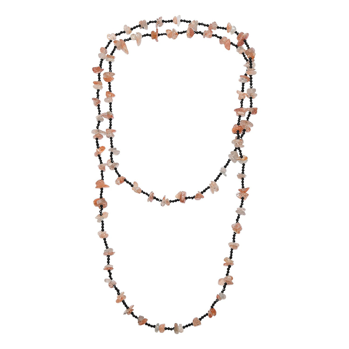 Smoky Quartz &amp; Black Spinel Stone Necklace (Size 36) 280.00 Ct. 8287803 4