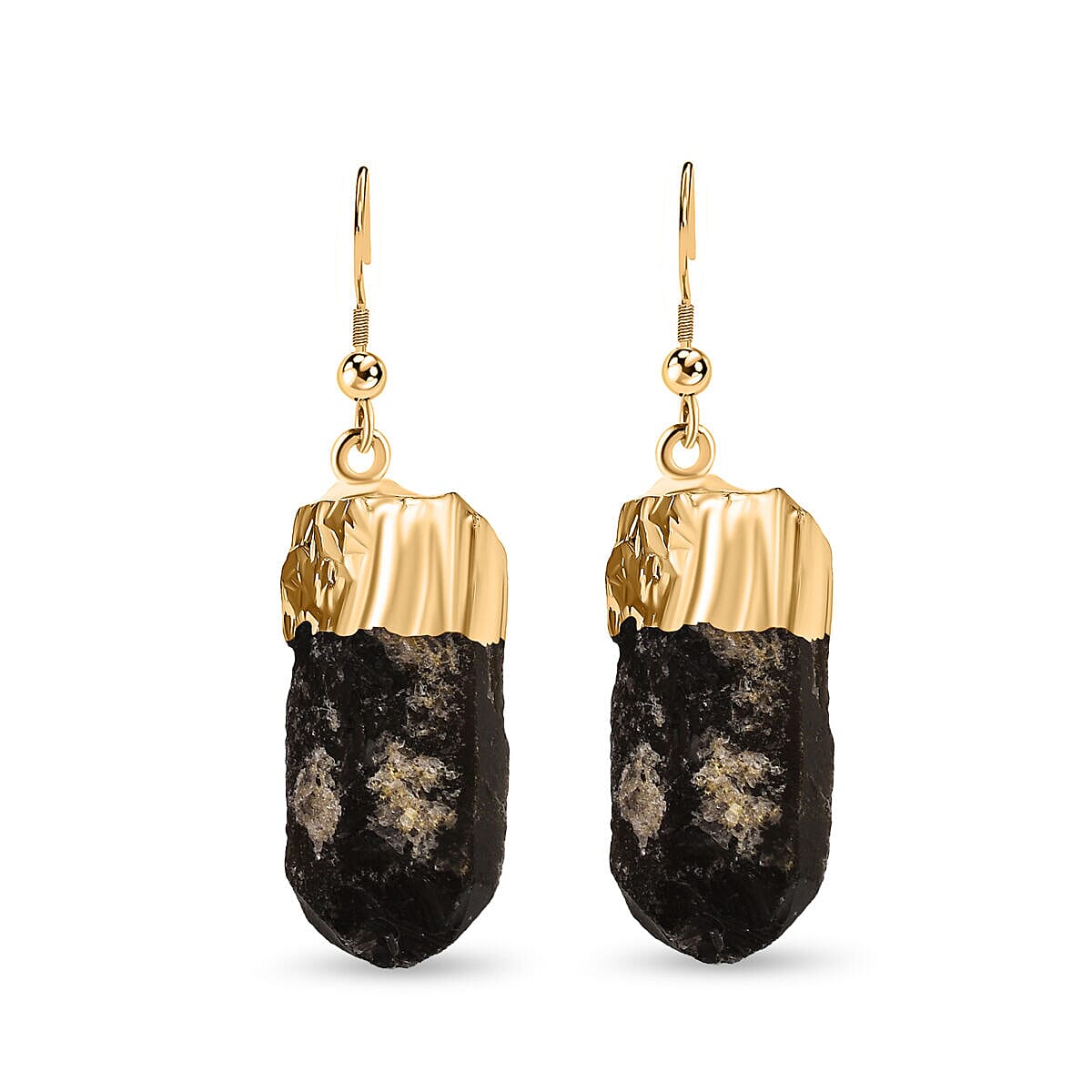 Smoky Quartz Earrings in Gold Tone 14.00 Ct 7507439 0