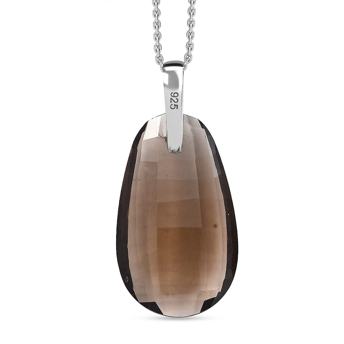 Smoky Quartz Pendant with Chain (Size - 20) 23.00 Ct. 4322327 5