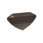 Smoky Quartz Square 12 mm