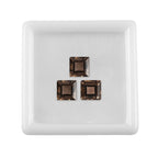 Smoky Quartz Square 7 mm