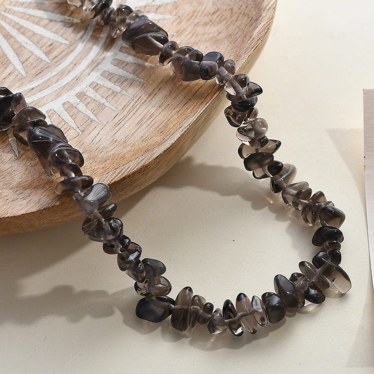 Smoky Quartz Necklace (Size - 30) 270.00 Ct. 8203452 1