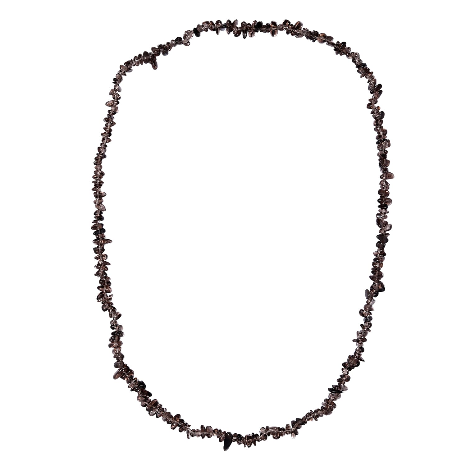Smoky Quartz Necklace (Size - 30) 270.00 Ct. 8203452 3