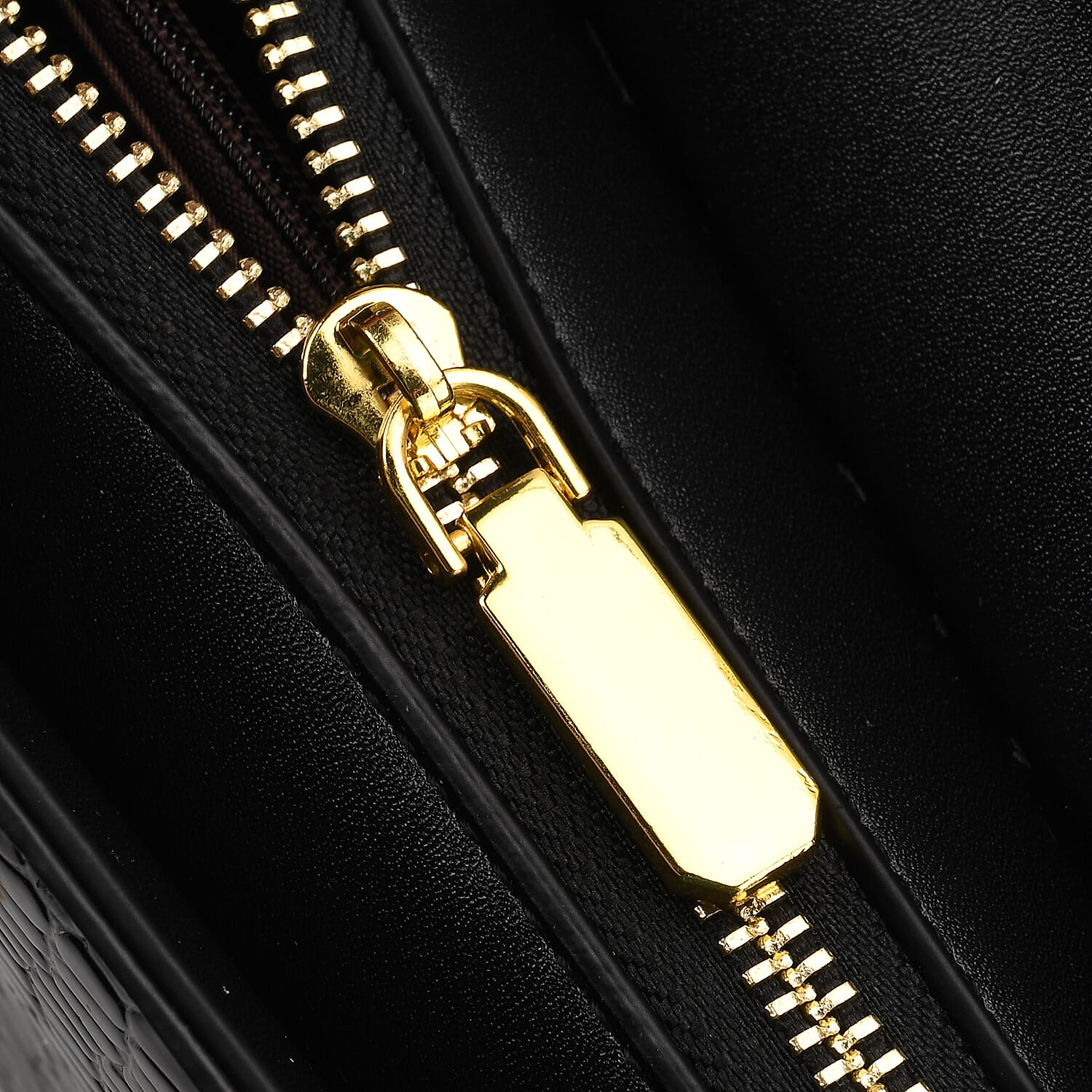 Snake Print Two-Tone Wallet Crossbody Bag with Chain Strap 8256522 7