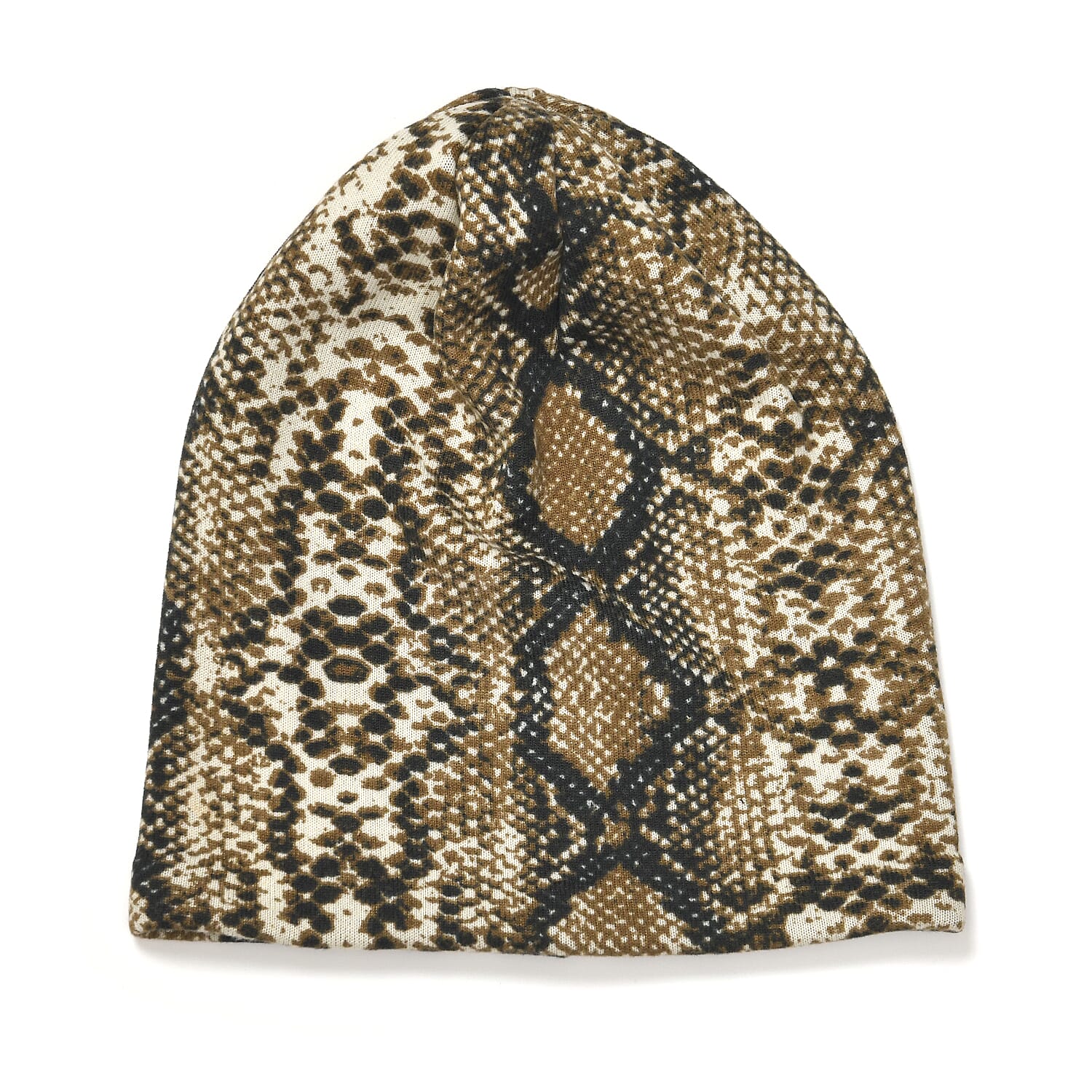 SnakeSkin Pattern Winter Gloves and Beanie Set 7850639 4