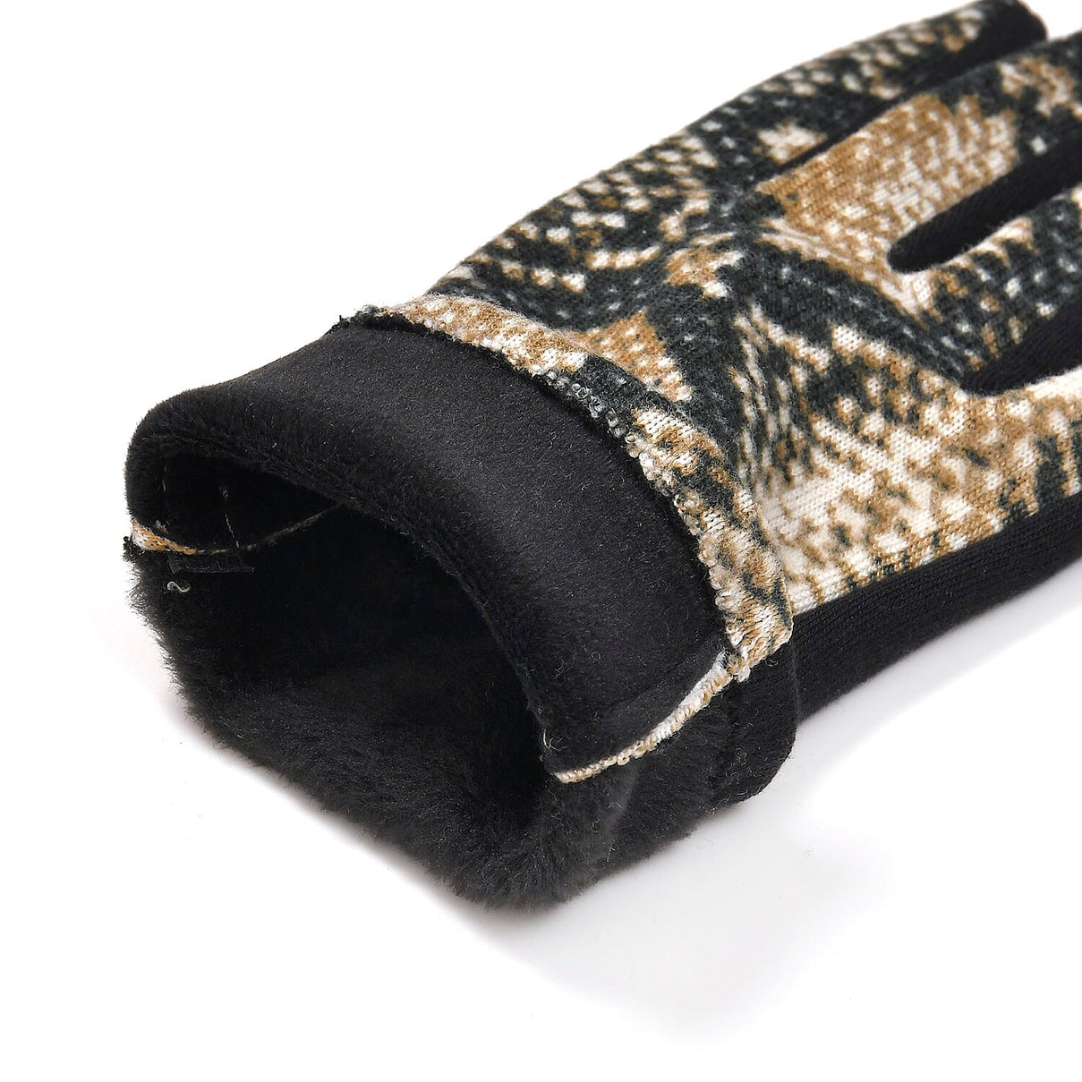 SnakeSkin Pattern Winter Gloves and Beanie Set 7850639 9