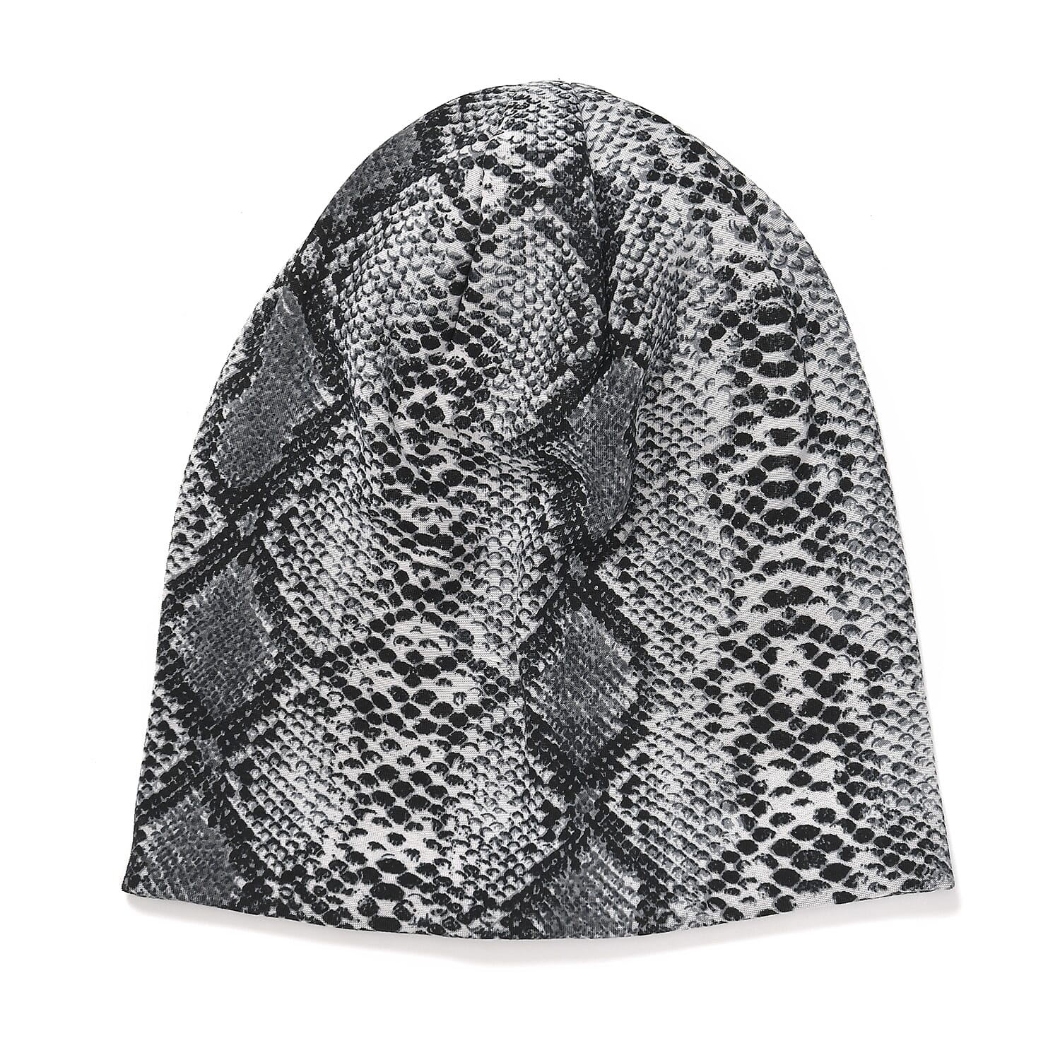 Snake Skin Pattern Beanie and Gloves Set V32350190 4