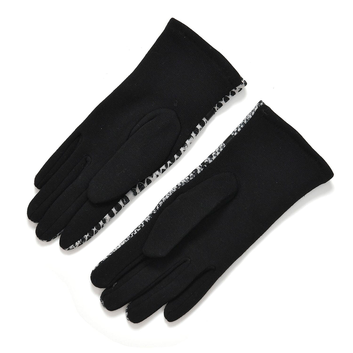 Snake Skin Pattern Beanie and Gloves Set V32354631 7