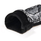 Leopard Print Benie Hat and Gloves Set